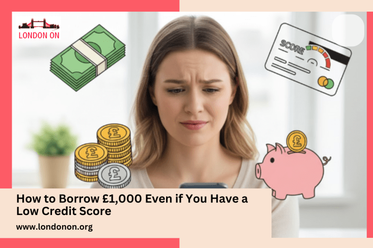 How to Borrow £1,000 Even if You Have a Low Credit Score
